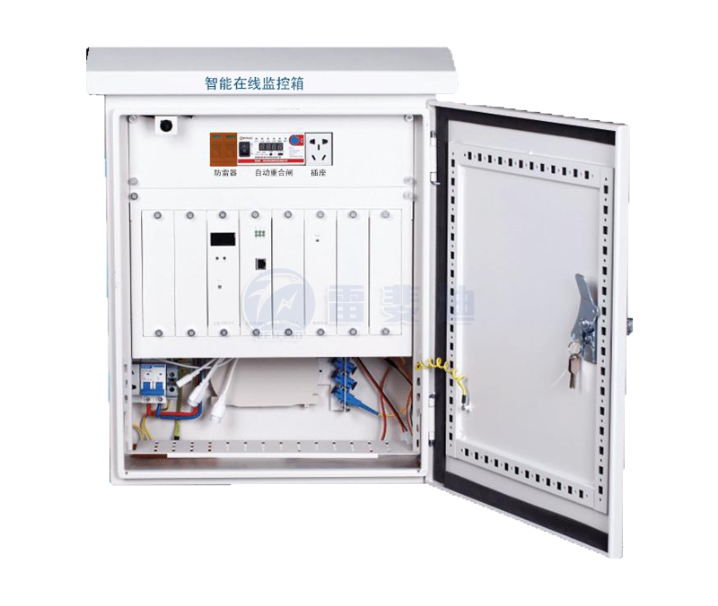 Intelligent monitoring lightning protection box