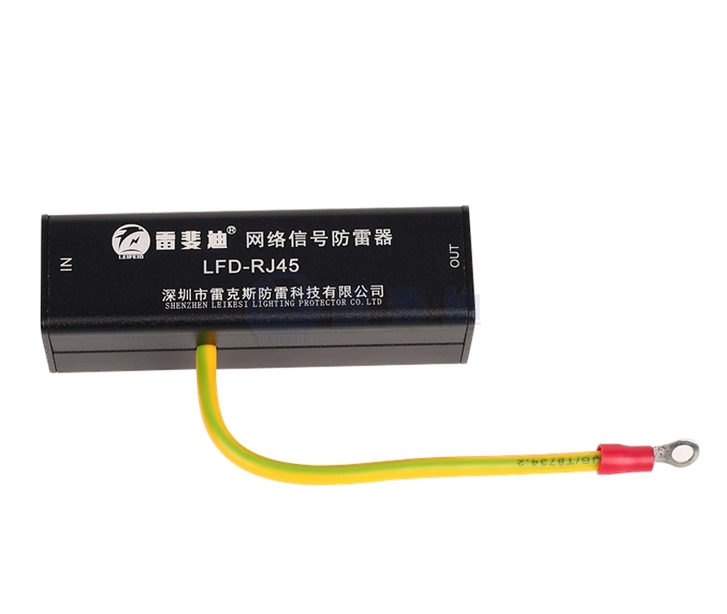 Single network monitoring signal lightning protection device